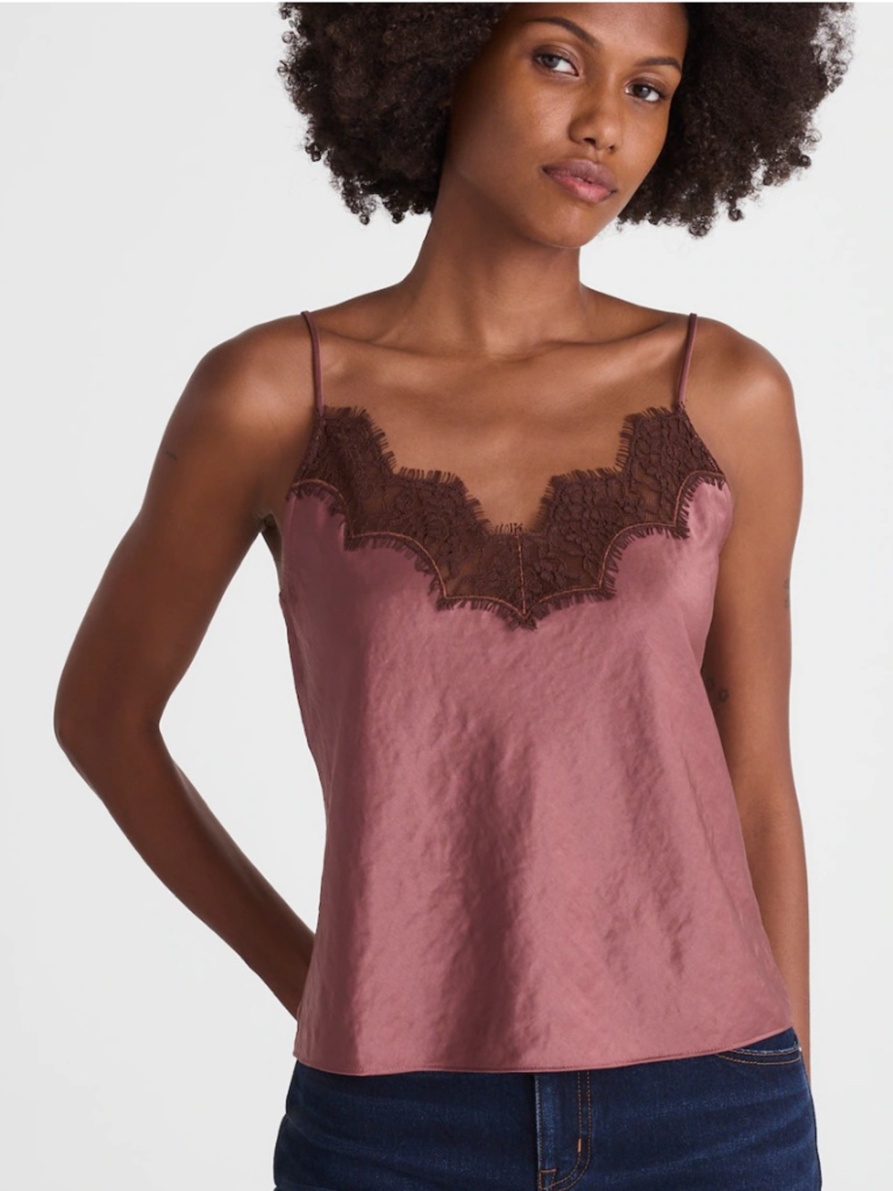 Madewell Lace-Trim Cami Top